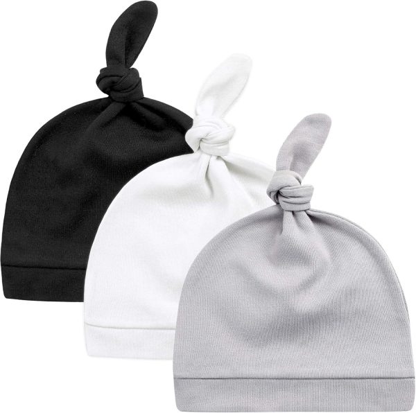 Newborn Baby Hospital Hat for Boy/Girl | Doctor Developed Baby Hats 0-6 Months, Baby Beanies for Infant Babies