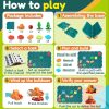 Kids Toys STEM Board Games - Logic Road Builder Brain Teasers Puzzles for 4 5 6 7 Year Old Boys Girls, Educational Montessori Birthday Gifts for Ages 4-8 Preschool Classroom Learning (41 PCS) - Image 2