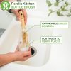 Tieralia 5-Piece Eco-Friendly Bamboo Dish Brush Set with Compostable Wood Pulp Sponges | Bamboo Kitchen Cleaning Set - Image 2
