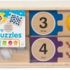 Melissa & Doug Self-Correcting Wooden Number Puzzles With Storage Box (40 pcs) - Image 2