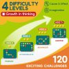 Kids Toys STEM Board Games - Logic Road Builder Brain Teasers Puzzles for 4 5 6 7 Year Old Boys Girls, Educational Montessori Birthday Gifts for Ages 4-8 Preschool Classroom Learning (41 PCS) - Image 3