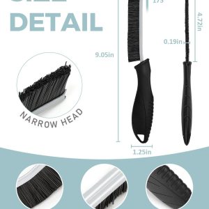 SXhyf Crevice Cleaning Brush - Grout Scrub Brush, House Cleaning Supplies, Gap Cleaning Tools, Home Essentials, Gifts for Women Men, Hard Bristle Crevice Cleaner Brush for Household Use, Bathroom