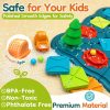 Kids Toys STEM Board Games - Logic Road Builder Brain Teasers Puzzles for 4 5 6 7 Year Old Boys Girls, Educational Montessori Birthday Gifts for Ages 4-8 Preschool Classroom Learning (41 PCS) - Image 4