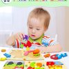 Yetonamr Wooden Toddler Puzzles Gifts Toys for 1 2 3 Years Old Boys Girls, 6 Vehicle Shape Montessori Toys Educational Blocks Kids Gift Baby Learning Toy Age 1-3, 2-4 - Image 2